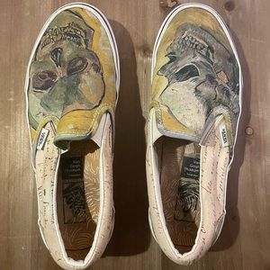 Van Gogh skull Vans